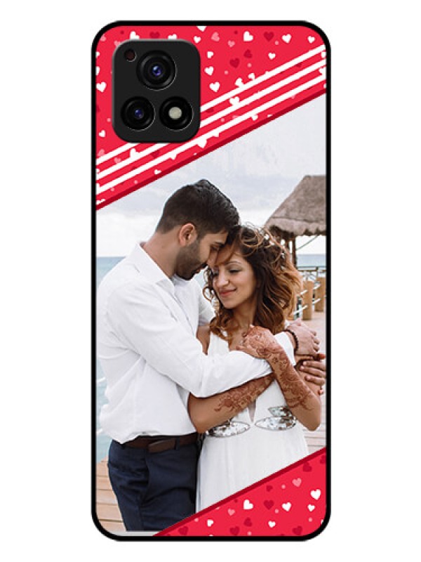 Custom Vivo Y72 5G Custom Glass Mobile Case - Valentines Gift Design