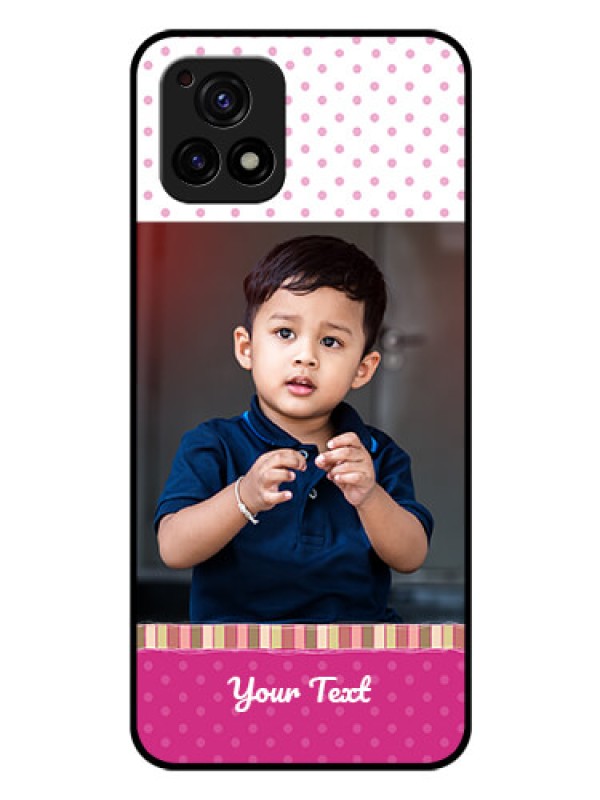 Custom Vivo Y72 5G Photo Printing on Glass Case - Cute Girls Cover Design