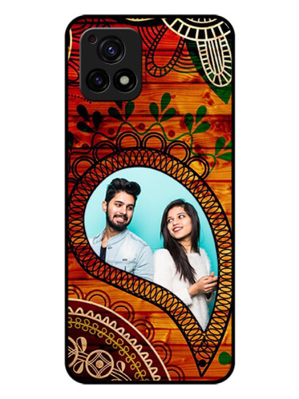 Custom Vivo Y72 5G Personalized Glass Phone Case - Abstract Colorful Design