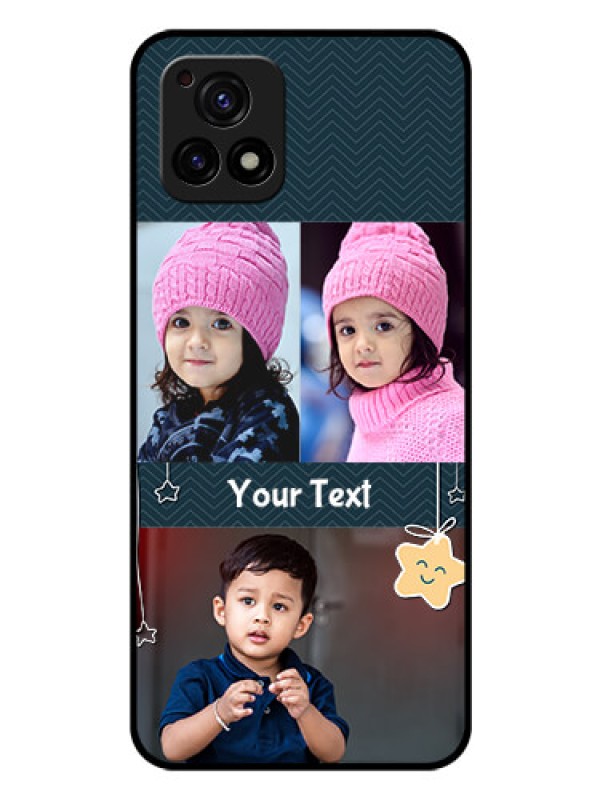 Custom Vivo Y72 5G Custom Glass Mobile Case - Hanging Stars Design