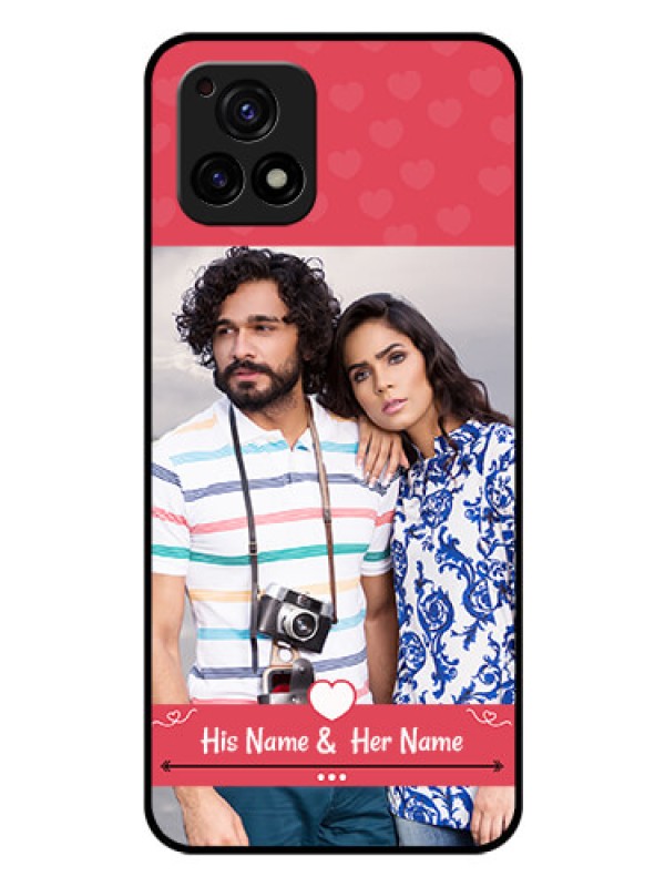 Custom Vivo Y72 5G Photo Printing on Glass Case - Simple Love Design