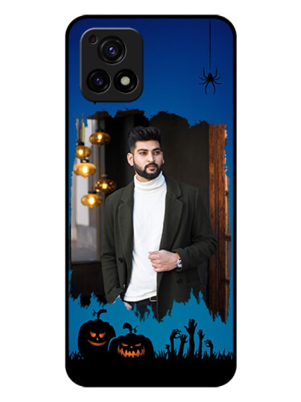 Custom Vivo Y72 5G Photo Printing on Glass Case - with pro Halloween design