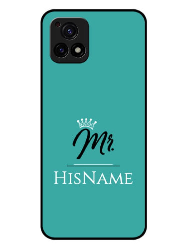 Custom Vivo Y72 5G Custom Glass Phone Case Mr with Name