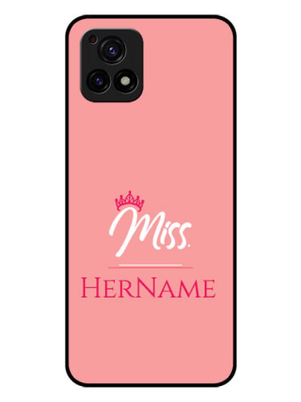 Custom Vivo Y72 5G Custom Glass Phone Case Mrs with Name