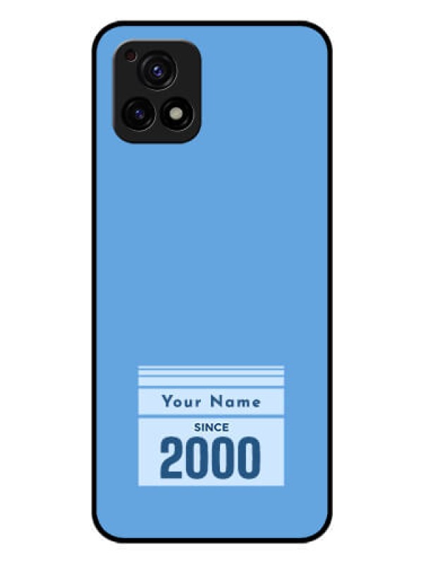 Custom Vivo Y72 5G Custom Glass Mobile Case - Custom Year of birth Design