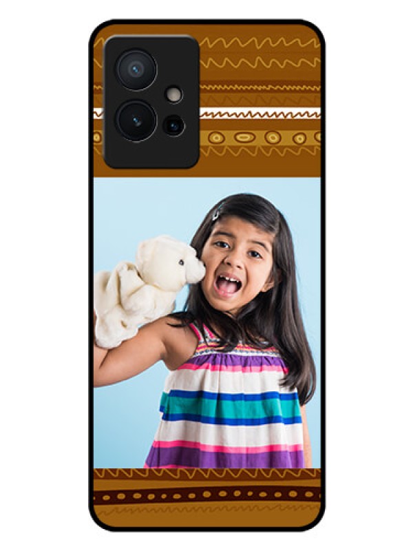 Custom Vivo Y75 5G Custom Glass Phone Case - Friends Picture Upload Design