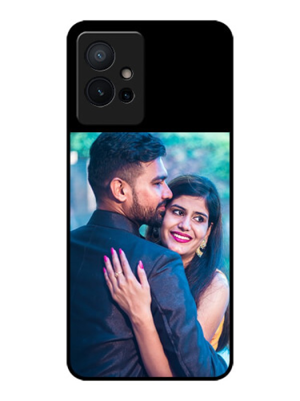 Custom Vivo Y75 5G Custom Glass Phone Case - Upload Full Picture With Custom Color Design