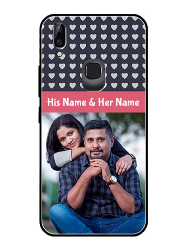 Custom Vivo Y83 Pro Custom Glass Mobile Case  - Love Symbols Design