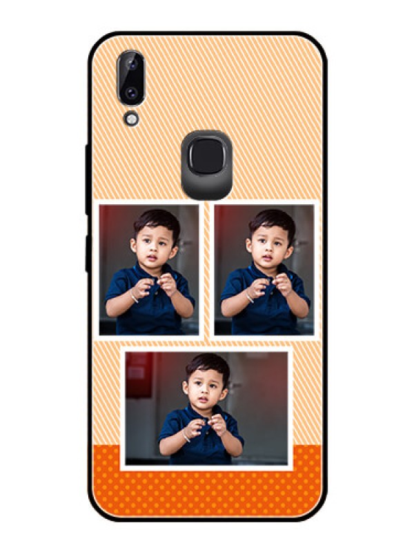 Custom Vivo Y83 Pro Photo Printing on Glass Case  - Bulk Photos Upload Design