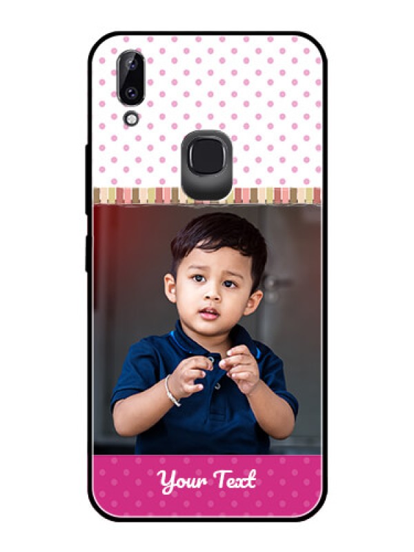 Custom Vivo Y83 Pro Photo Printing on Glass Case  - Cute Girls Cover Design