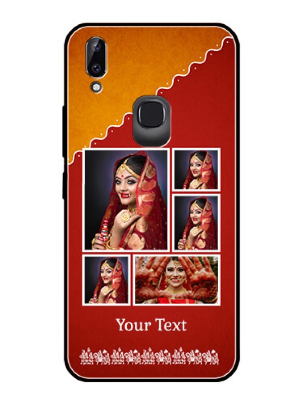 Custom Vivo Y83 Pro Personalized Glass Phone Case  - Wedding Pic Upload Design