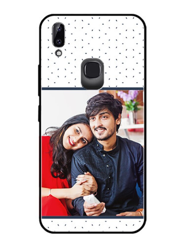 Custom Vivo Y83 Pro Personalized Glass Phone Case  - Premium Dot Design