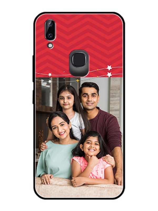 Custom Vivo Y83 Pro Personalized Glass Phone Case  - Happy Family Design