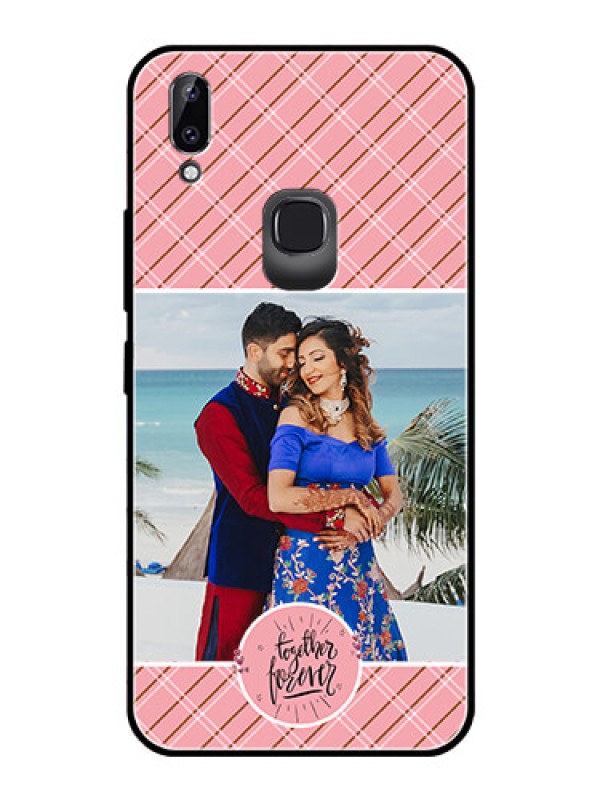 Custom Vivo Y83 Pro Personalized Glass Phone Case  - Together Forever Design