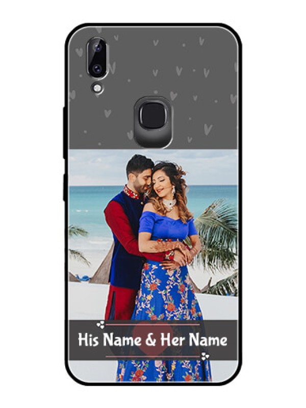 Custom Vivo Y83 Pro Custom Glass Mobile Case  - Buy Love Design with Photo Online
