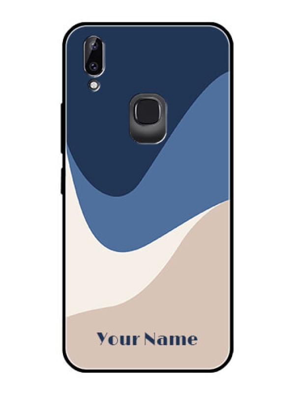 Custom Vivo Y83 Pro Custom Glass Phone Case - Abstract Drip Art Design