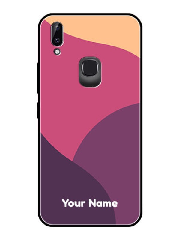 Custom Vivo Y83 Pro Custom Glass Phone Case - Mixed Multi-colour abstract art Design