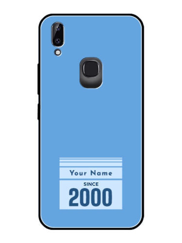 Custom Vivo Y83 Pro Custom Glass Mobile Case - Custom Year of birth Design