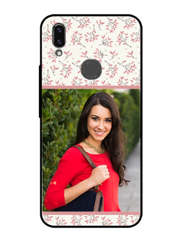 Custom Vivo Y85 Custom Glass Phone Case - Premium Floral Design