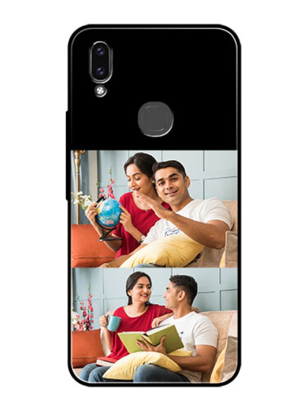 Custom Vivo Y85 2 Images on Glass Phone Cover
