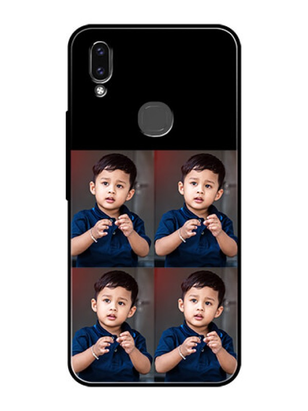 Custom Vivo Y85 4 Image Holder on Glass Mobile Cover