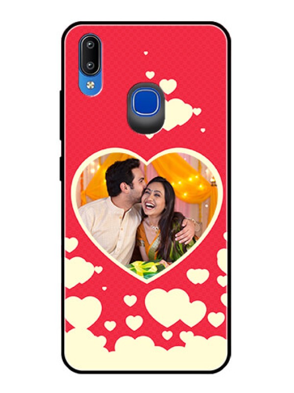 Custom Vivo Y91 Custom Glass Mobile Case  - Love Symbols Phone Cover Design