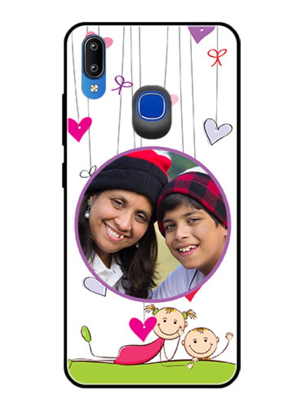 Custom Vivo Y91 Photo Printing on Glass Case  - Cute Kids Phone Case Design