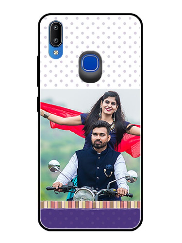 Custom Vivo Y91 Photo Printing on Glass Case  - Cute Family Design