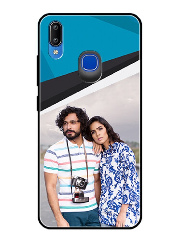Custom Vivo Y91 Photo Printing on Glass Case  - Simple Pattern Photo Upload Design