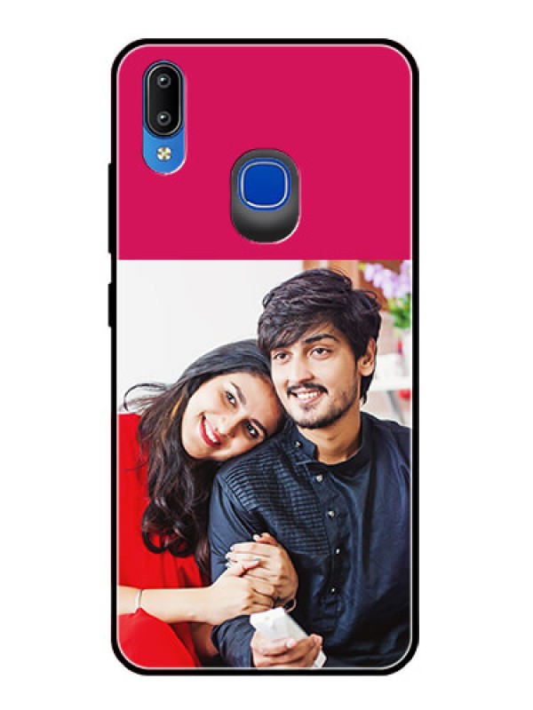 Custom Vivo Y91 Custom Glass Mobile Case  - Anniversary Cover Design