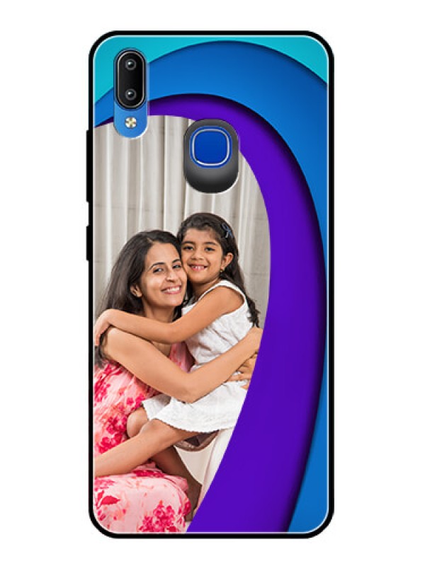 Custom Vivo Y91 Photo Printing on Glass Case  - Simple Pattern Design
