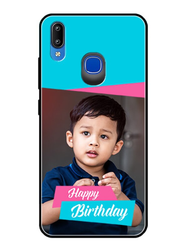 Custom Vivo Y91 Personalized Glass Phone Case  - Image Holder with 2 Color Design
