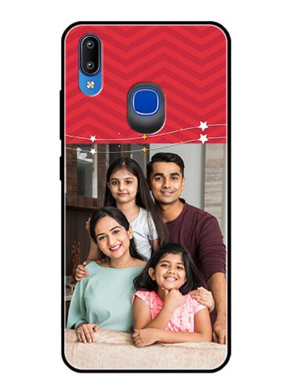 Custom Vivo Y91 Personalized Glass Phone Case  - Happy Family Design