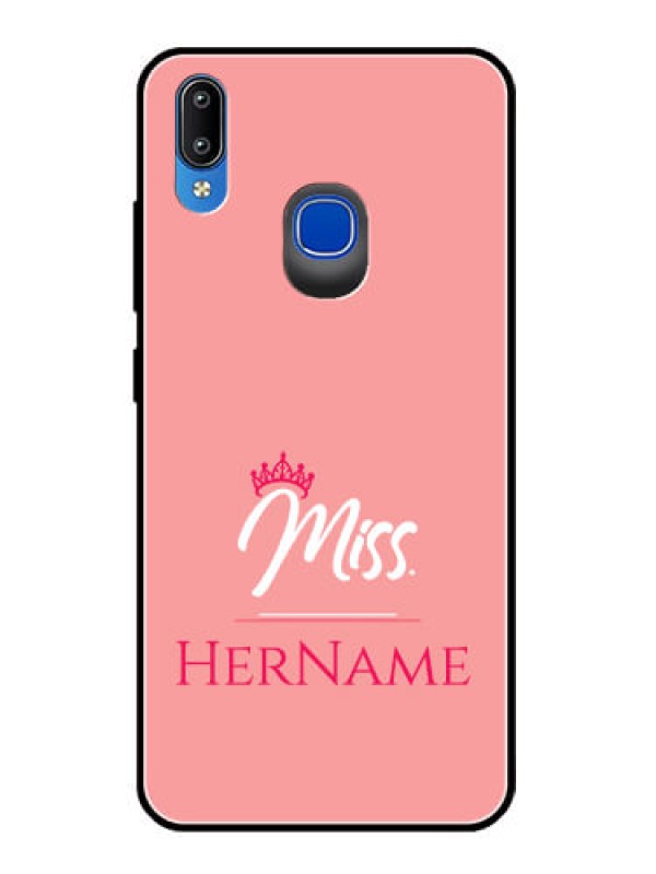 Custom Vivo Y91 Custom Glass Phone Case Mrs with Name
