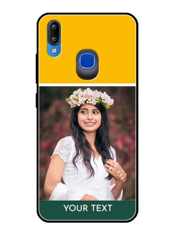 Custom Vivo Y93 Photo Printing on Glass Case  - Love You Design