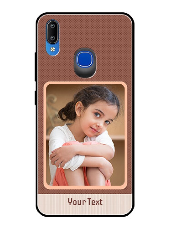 Custom Vivo Y93 Custom Glass Phone Case  - Simple Pic Upload Design
