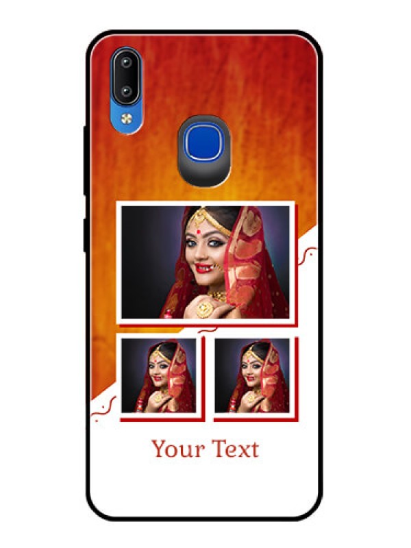 Custom Vivo Y93 Custom Glass Phone Case  - Wedding Memories Design  