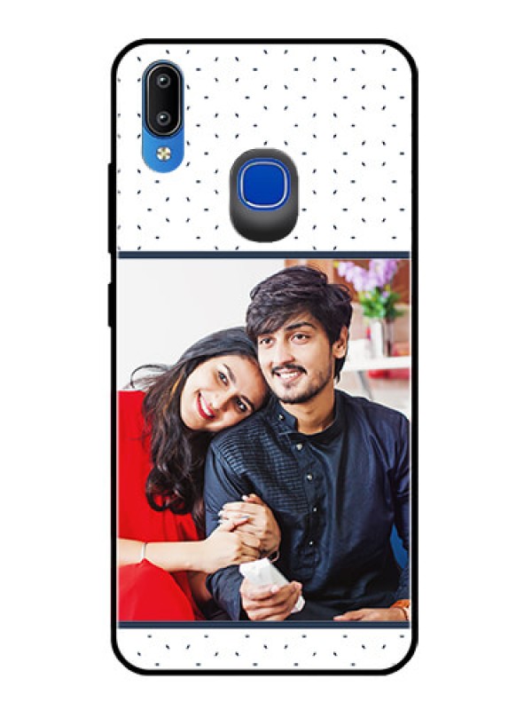 Custom Vivo Y93 Personalized Glass Phone Case  - Premium Dot Design