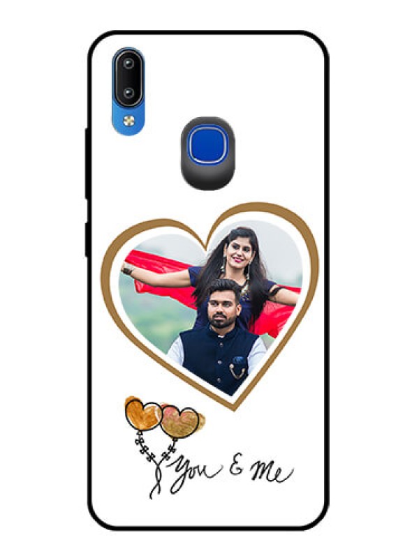 Custom Vivo Y93 Custom Glass Mobile Case  - You & Me Design