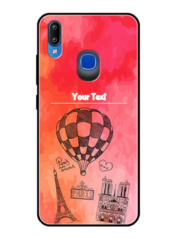 Custom Vivo Y93 Custom Glass Phone Case  - Paris Theme Design