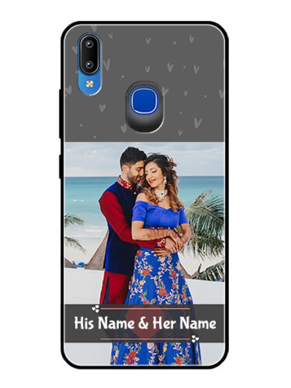 Custom Vivo Y93 Custom Glass Mobile Case  - Buy Love Design with Photo Online