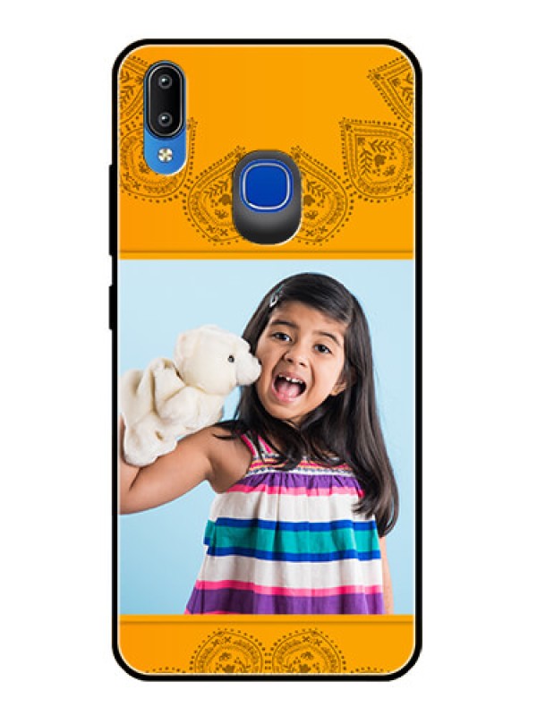 Custom Vivo Y93 Personalized Glass Phone Case  - Photo Wedding Design 