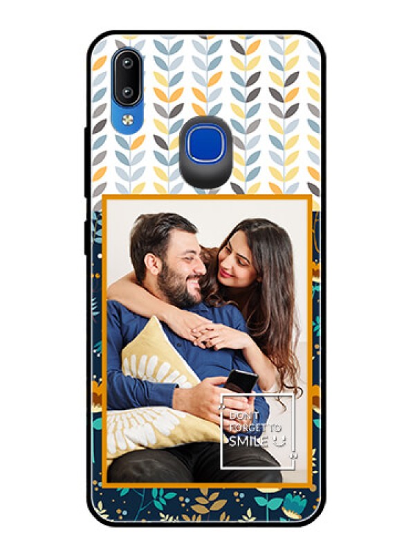 Custom Vivo Y93 Custom Glass Mobile Case  - Pattern Design