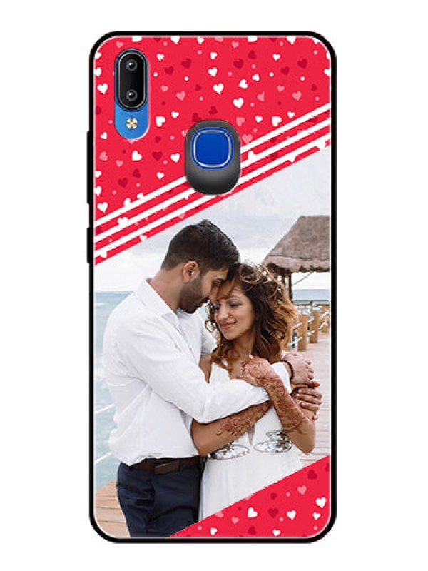Custom Vivo Y95 Custom Glass Mobile Case  - Valentines Gift Design