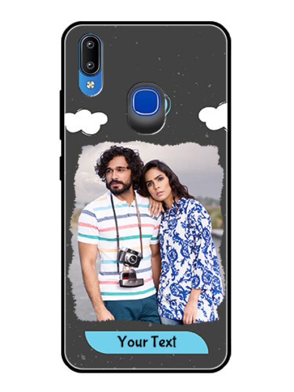 Custom Vivo Y95 Custom Glass Phone Case  - Splashes with love doodles Design