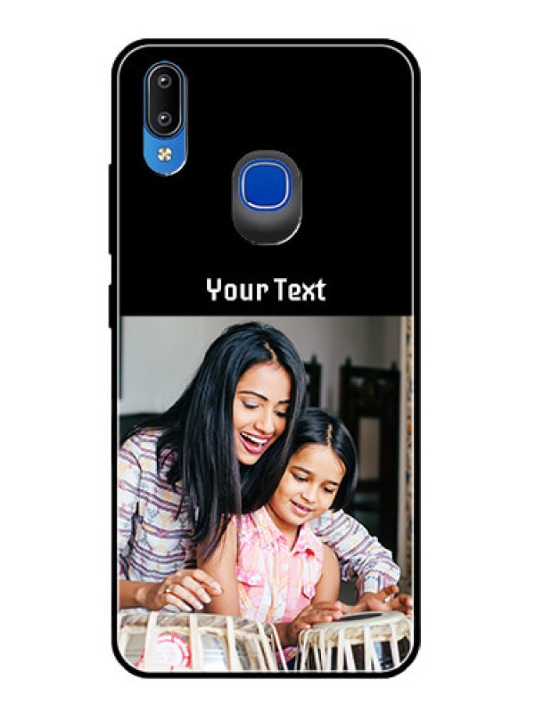 Custom Vivo Y95 Photo with Name on Glass Phone Case