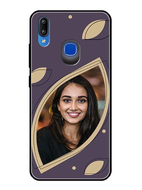 Custom Vivo Y95 Custom Glass Mobile Case - Falling Leaf Design