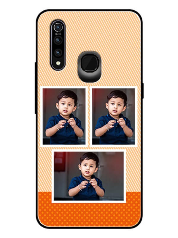 Custom Vivo Z1 Pro Photo Printing on Glass Case  - Bulk Photos Upload Design