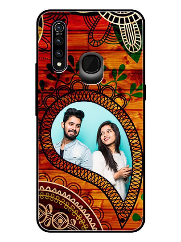 Custom Vivo Z1 Pro Personalized Glass Phone Case  - Abstract Colorful Design