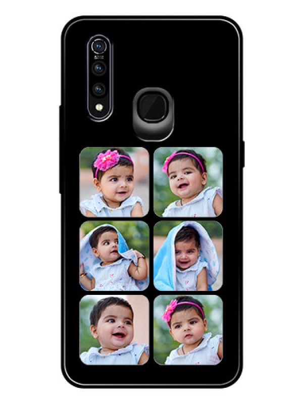 Custom Vivo Z1 Pro Photo Printing on Glass Case  - Multiple Pictures Design